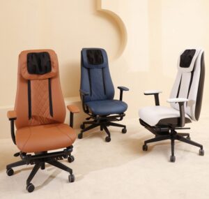 כסא עיסוי מנהלים שחור / חום – תמונה 4