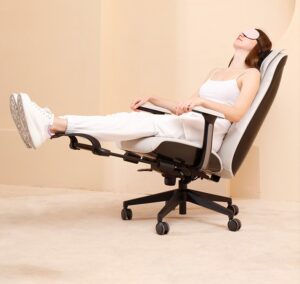 כסא עיסוי מנהלים שחור / חום – תמונה 2