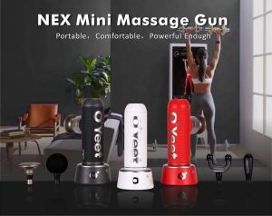 אקדח עיסוי Oyeet mini אדום / אפור – תמונה 2