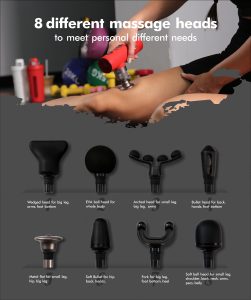 אקדח עיסוי Oyeet pro אפור / לבן – תמונה 6