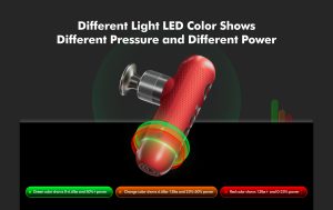 אקדח עיסוי Oyeet mini אדום / אפור – תמונה 4